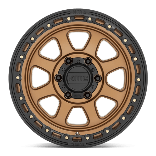 KMC Km548 Chase 18X9 8X165.1 +18MM Matte Bronze W/ Black Lip