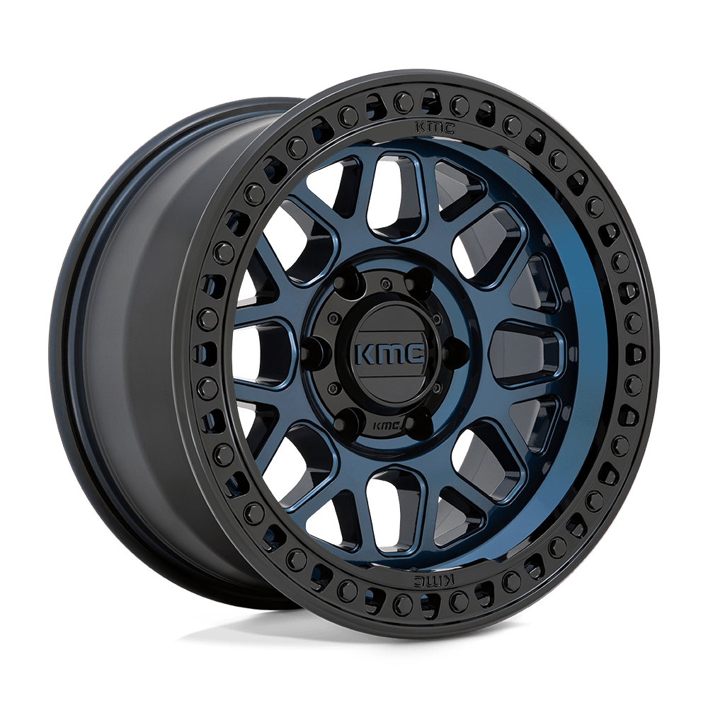 KMC Km549 Grs 17X9 5X127 +18MM Midnight Blue W/ G-Black Lip