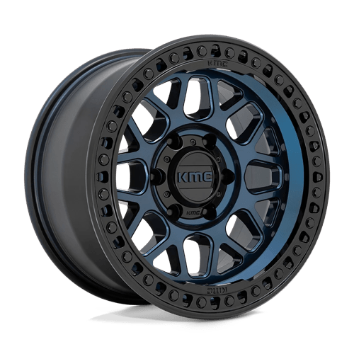 KMC Km549 Grs 17X9 6X139.7 +18MM Midnight Blue W/ G-Black Lip