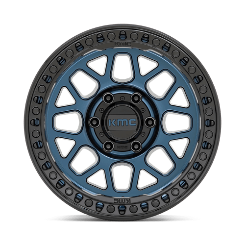 KMC Km549 Grs 20X9 6X139.7 +18MM Midnight Blue W/ G-Black Lip