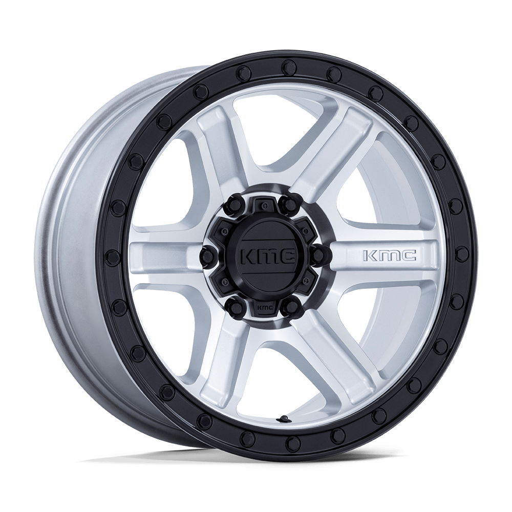 KMC Km551 Outrun 17X8.5 6X135 -10MM Machined W/ Gloss Black Lip
