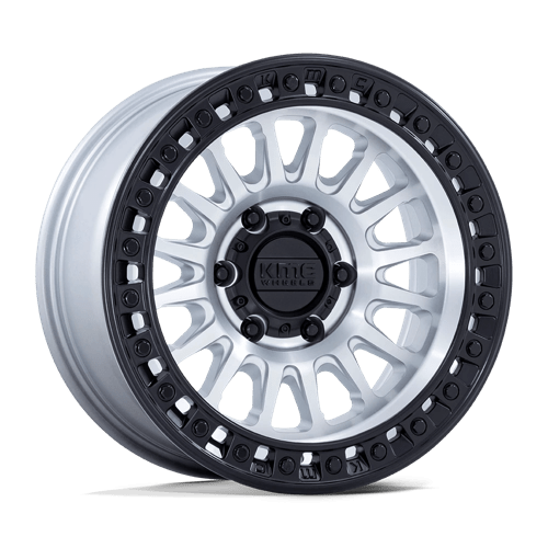 KMC Km552 Ims 20X9 8X165.1 +18MM Machined W/ Matte Black Lip
