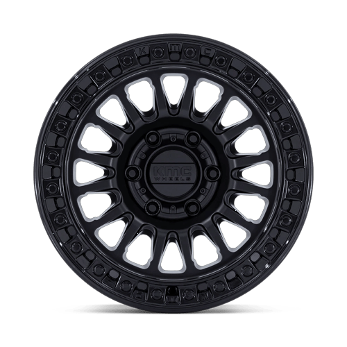 KMC Km552 Ims 18X9 5X127 +0MM Matte Black W/ Gloss Black Lip