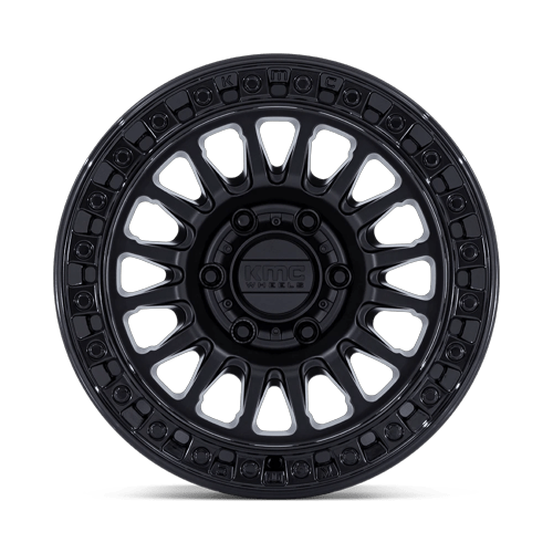 KMC Km552 Ims 18X9 6X135 +18MM Matte Black W/ Gloss Black Lip