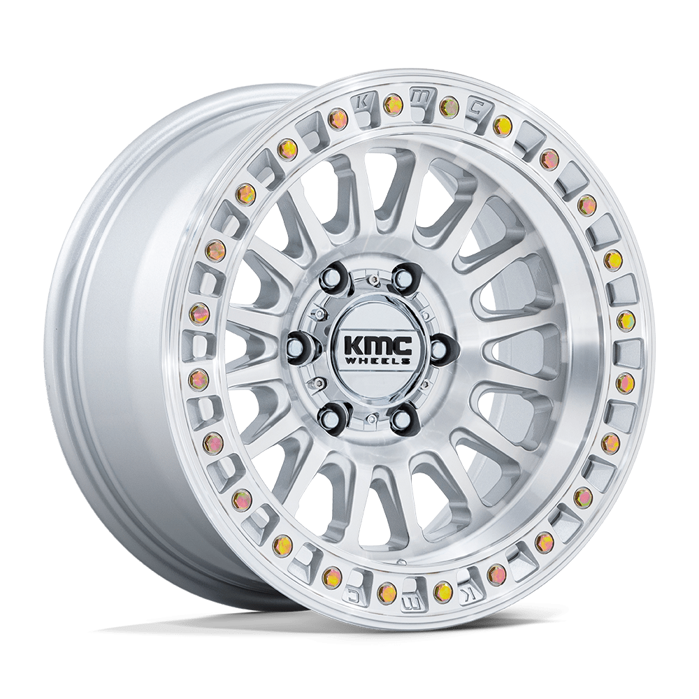 KMC Km552 Ims 20X9 8X170 +0MM Gloss Silver W/ Machined Face