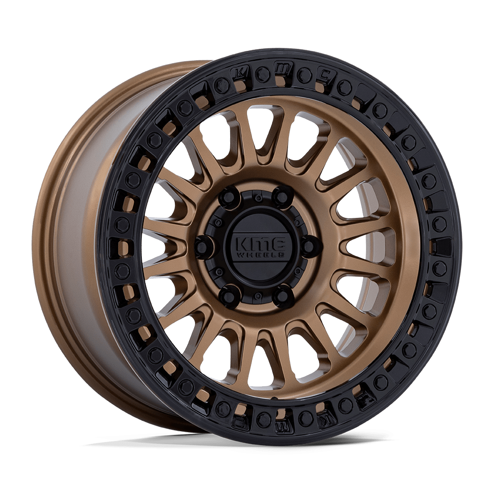 KMC Km552 Ims 20X9 6X135 +0MM Matte Bronze W Gloss Black Lip