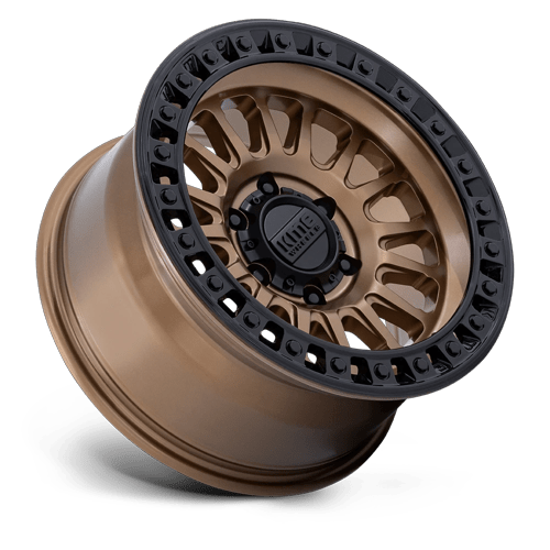 KMC Km552 Ims 18X9 5X127 +0MM Matte Bronze W Gloss Black Lip