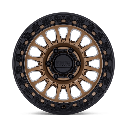 KMC Km552 Ims 20X9 8X180 +18MM Matte Bronze W Gloss Black Lip