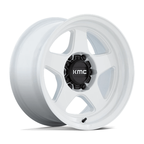 KMC Km728 Lobo 17X8.5 6X135 -10MM Gloss White