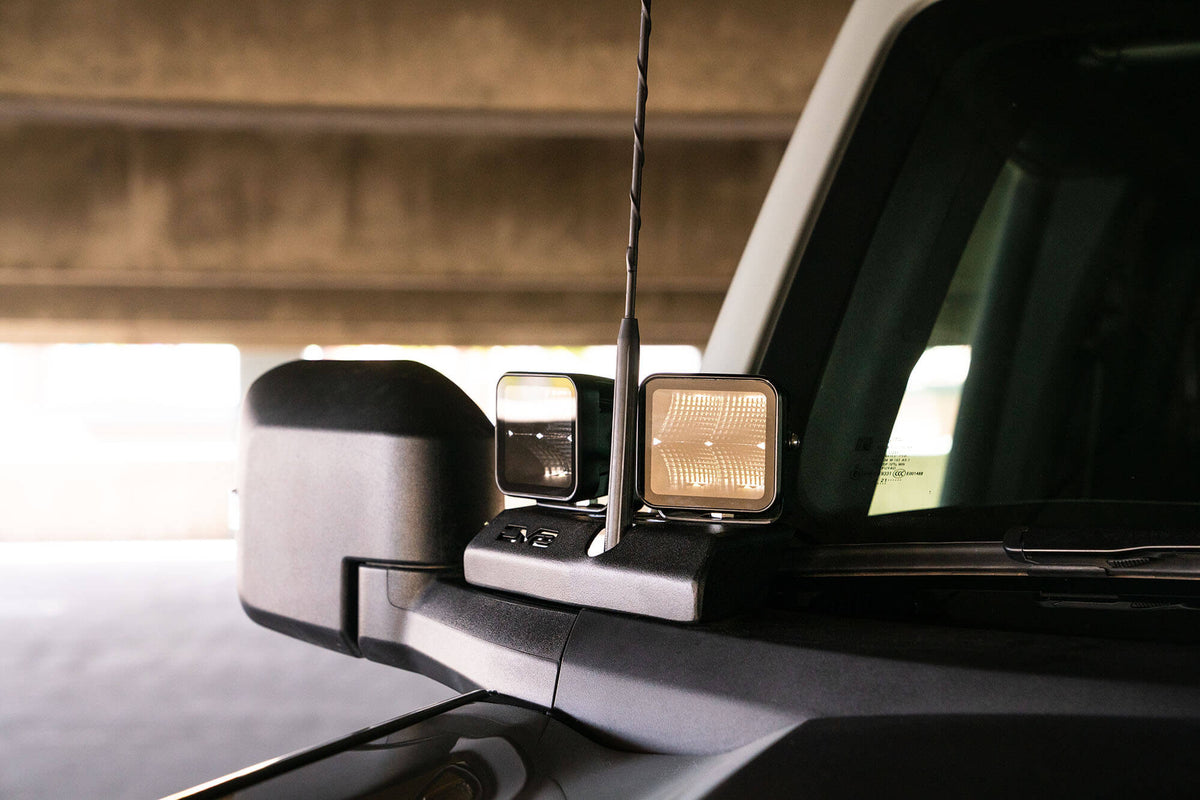 DV8 Offroad - 2021-22 Ford Bronco A-Pillar Pod Light Mounts? - LBBR-02