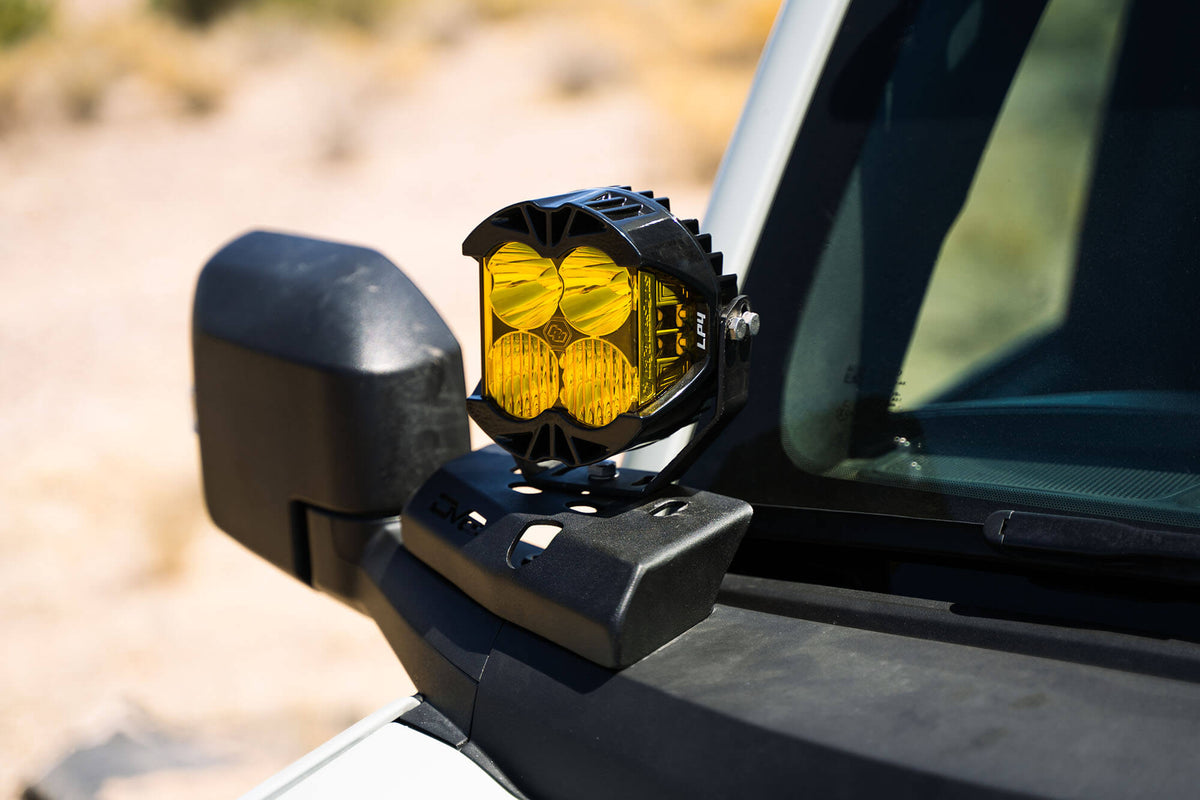 DV8 Offroad - 2021-22 Ford Bronco A-Pillar Pod Light Mounts? - LBBR-02