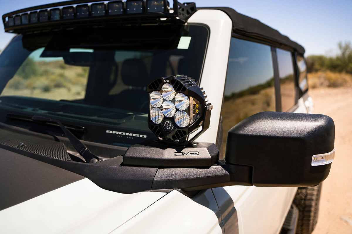 DV8 Offroad - 2021-22 Ford Bronco A-Pillar Pod Light Mounts? - LBBR-02