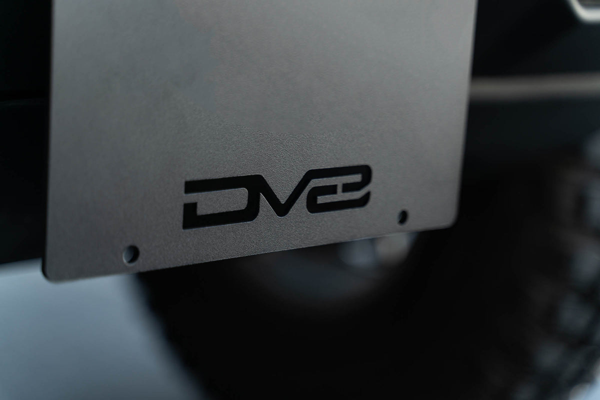 DV8 Offroad - Ford Bronco Capable Bumper Front License Plate Mount - LPBR-04
