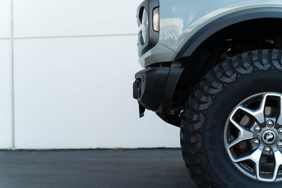 DV8 Offroad - Ford Bronco Capable Bumper Front License Plate Mount - LPBR-04