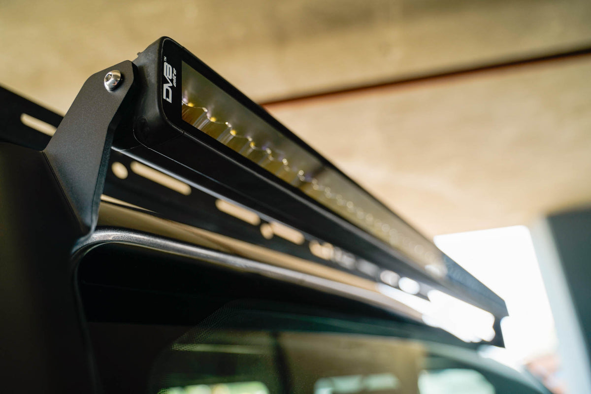 DV8 Offroad - Jeep Wrangler JL & Gladiator JT Light Bar Mount - LBJL-10