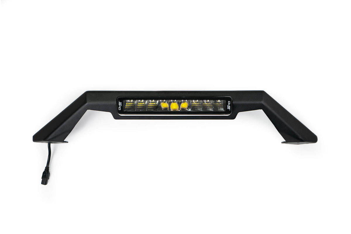 DV8 Offroad 21-25 Ford Bronco Bull Bar Add-On For DV8 Bumpers - Fits 13in Elite Series Light Bar - LBUN-01