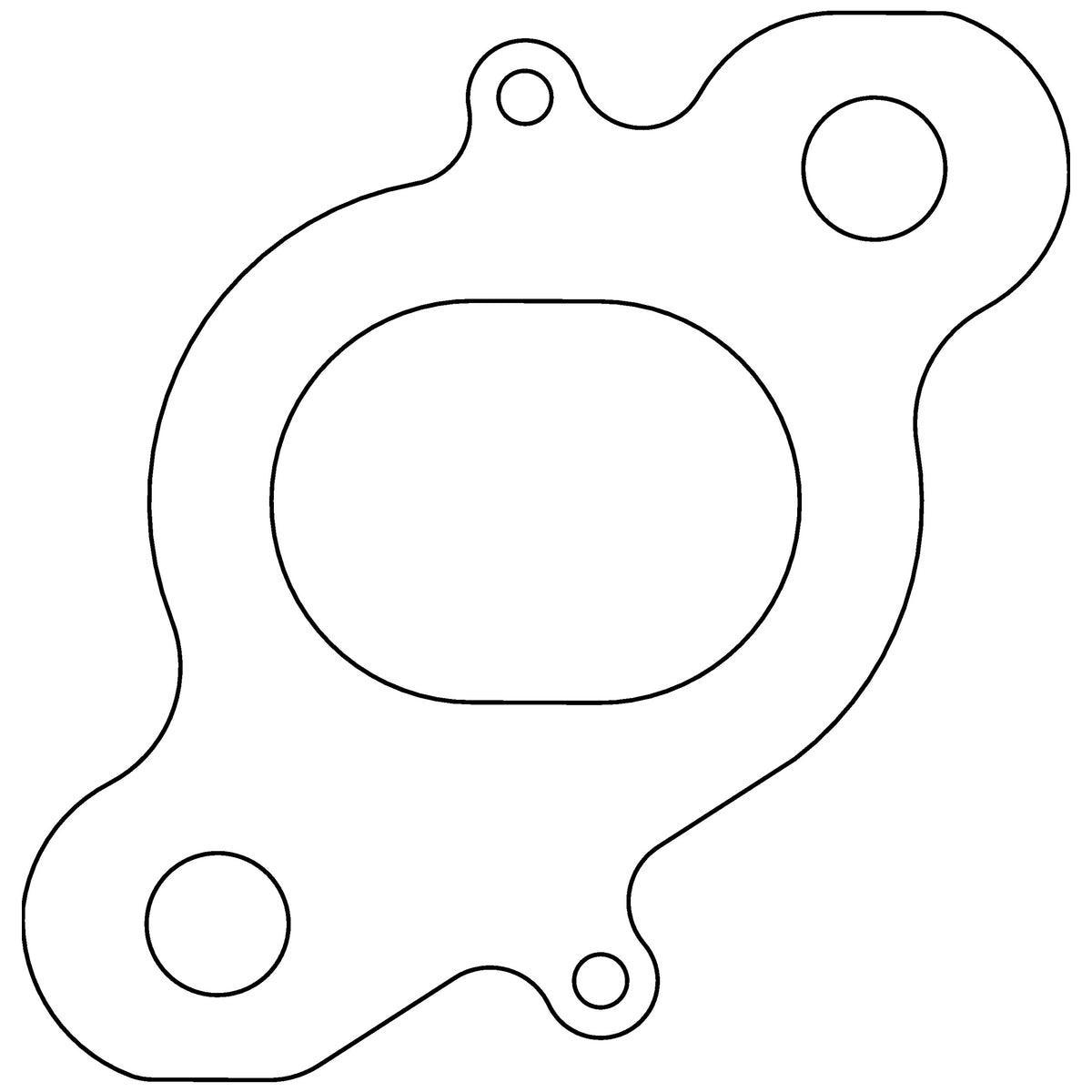Cometic Nissan CA18 DET .030 inch DOHC Exhaust Gasket (4 pcs per Kit) - C4523 for 1988-1989 Nissan Pulsar NX - front view
