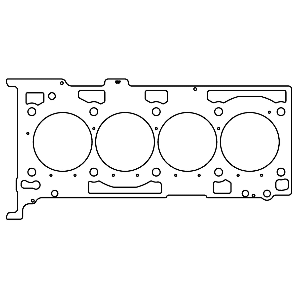 Cometic Mitsubishi Evo X 90mm .044 Thick Stopper Head Gasket - C4484-044 for 2008-2015 Mitsubishi Lancer - front view