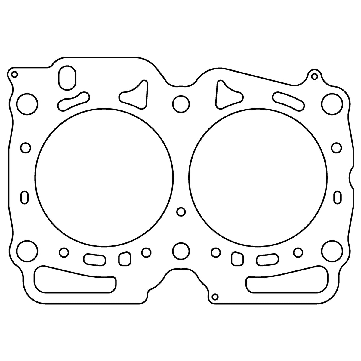 Cometic 03+ Subaru EJ255/EJ257 101mm .056 inch MLS-5 Head Gasket - C4574-056 for 2004-2014 Subaru Impreza - front view