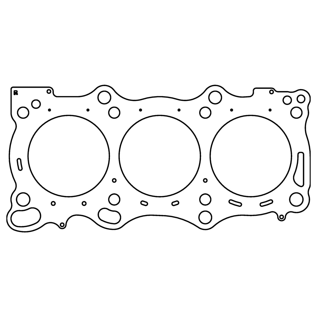 Cometic Nissan GT-R VR38DETT V6 96mm Bore .032in MLX Head Gasket RHS - C4571-032 for 2009-2024 Nissan GT R - front view