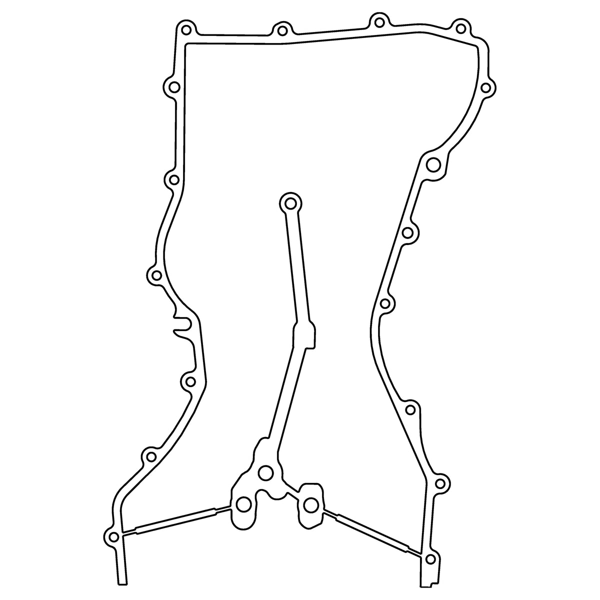 Cometic 06-08 Mazda 2.3L AFM Timing Cover Gasket - C14028 for 2007-2012 Mazda CX 7 - front view