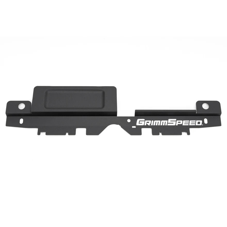 GrimmSpeed 05-09 Subaru Legacy/Outback Radiator Shroud w/Tool Tray - Textured Black - 096030