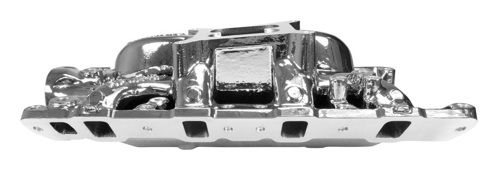 Edelbrock Ford Small-Block 289-302-347 RPM Air-Gap Intake Manifold - Chrome Plasma Finish - 7521-CP