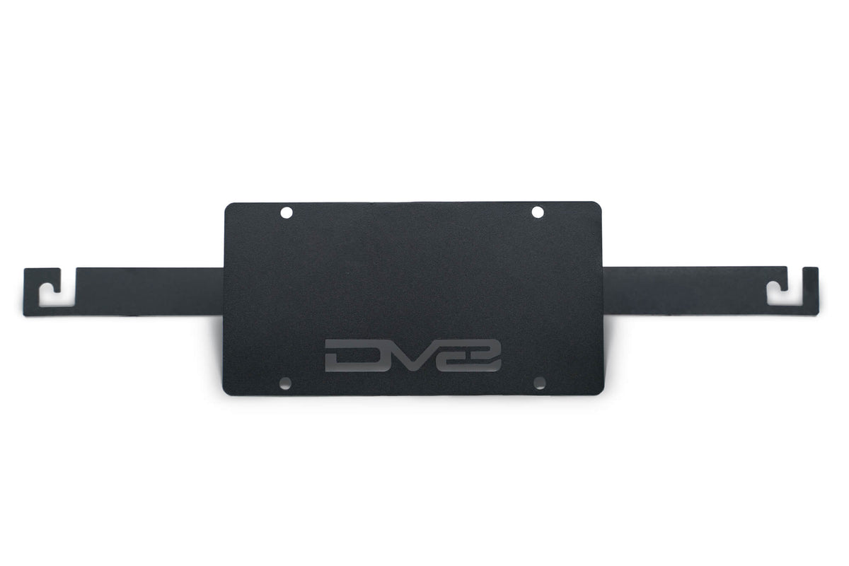 DV8 Offroad - Ford Bronco Capable Bumper Front License Plate Mount - LPBR-04