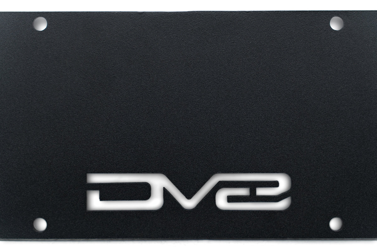 DV8 Offroad - Ford Bronco Capable Bumper Front License Plate Mount - LPBR-04