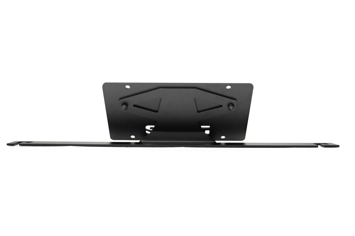 DV8 Offroad - Ford Bronco Capable Bumper Slanted Front License Plate Mount - LPBR-05