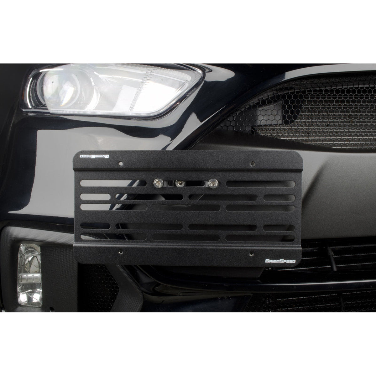 GrimmSpeed 2016+ Ford Focus RS License Plate Relocation Kit - GRM094070