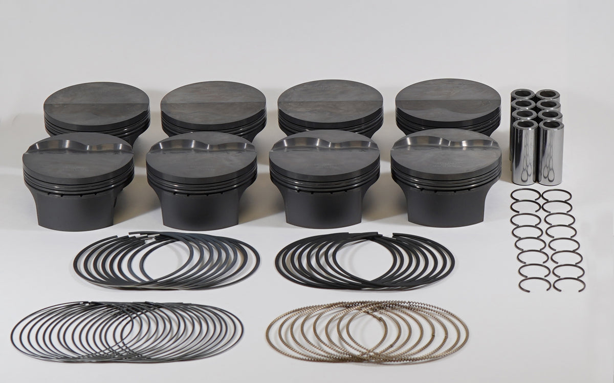 Mahle MS Piston Set GM LSX 438ci 4.125in Bore 4.1in Stk 6.125in Rod .927 Pin -8cc 11.1 CR Set of 8 - 930226525