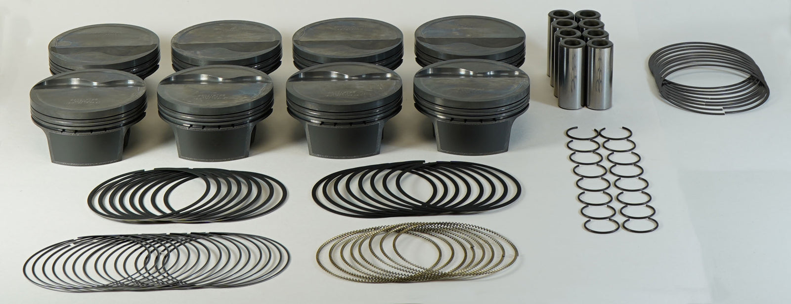 Mahle MS Piston Set GM LS 404ci 4.010in Bore 4in Stroke 6.125in Rod .927 Pin -12cc 10.5 CR Set of 8 - 930219310