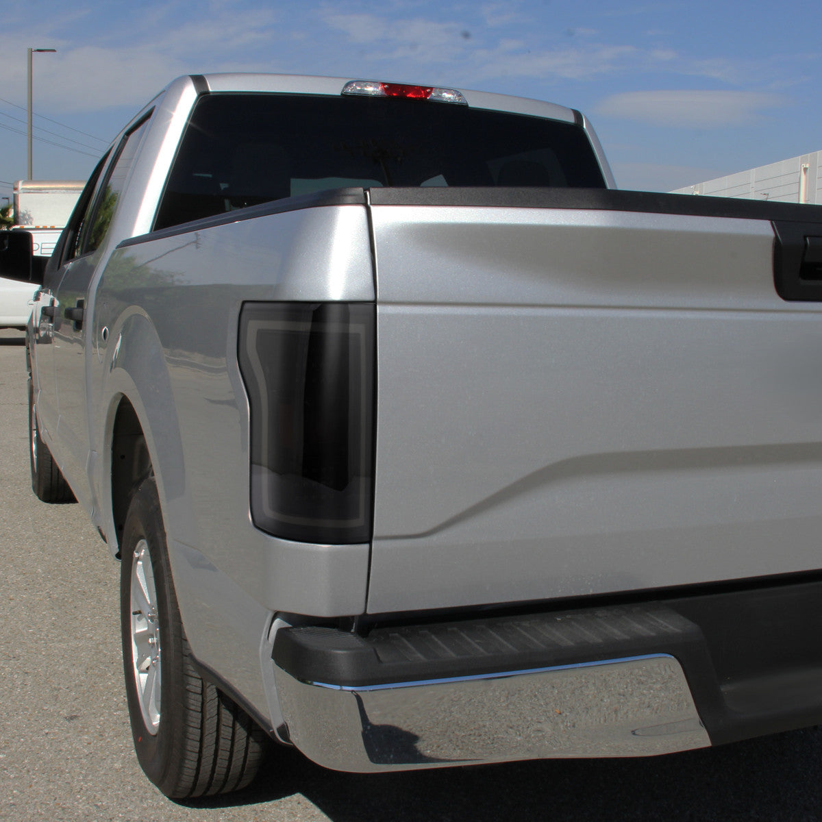 Spec-D Tuning - 2015-2017 Ford F-150 LED Tail Lights (Glossy Black Housing/Smoked Lens) - LT-F15015BBLED-TM