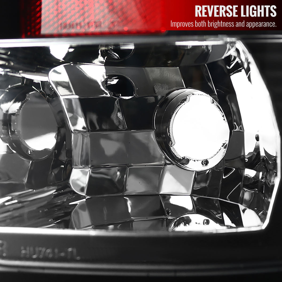 Spec-D Tuning - 2007-2013 GMC Sierra 1500 / 2007-2014 Sierra 2500HD 3500HD LED Tail Lights - V2 (Matte Black Housing/Clear Lens) - LT-SIE07JMLED-V2-TM