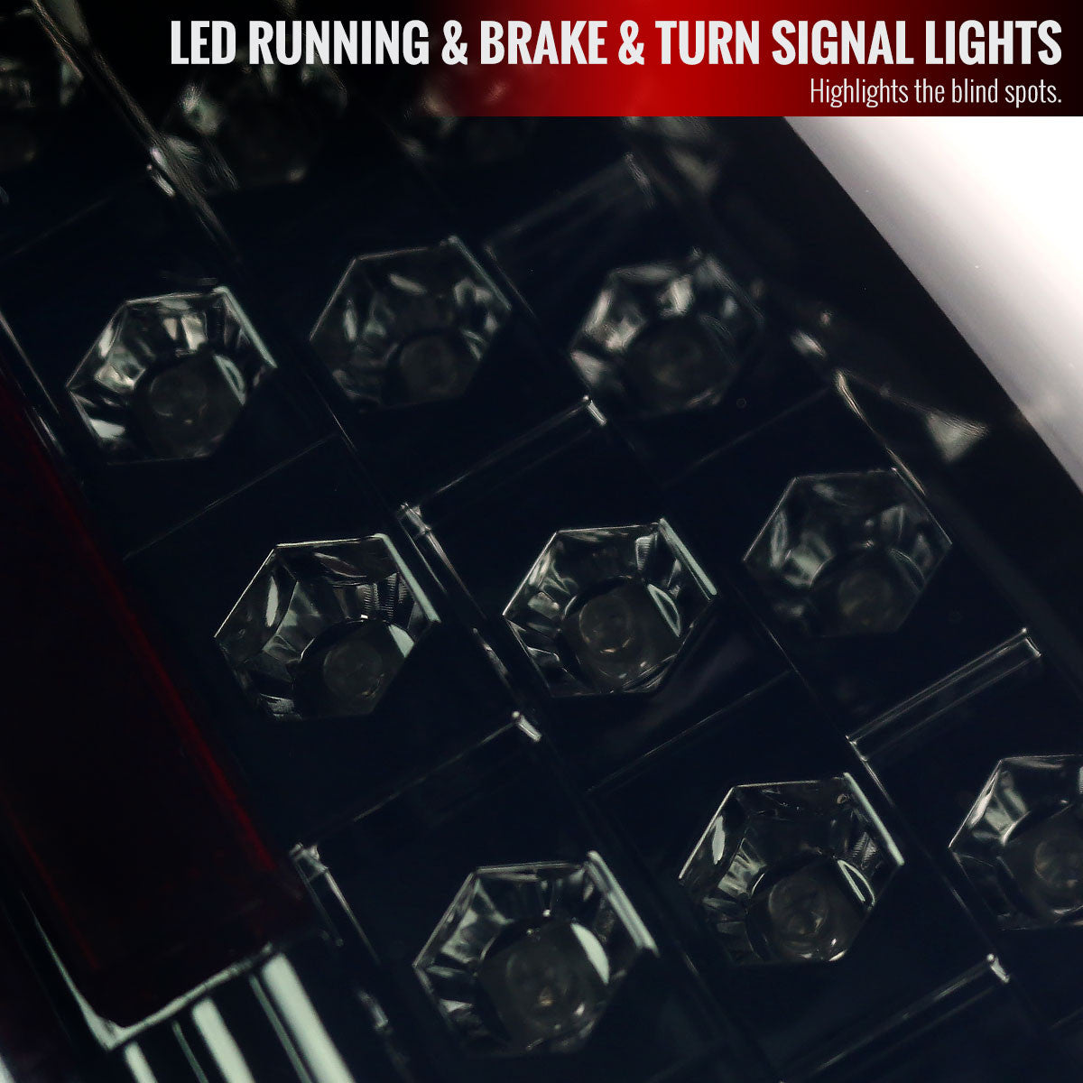 Spec-D Tuning - 2007-2014 Chevrolet Silverado LED Tail Lights - OZ (Chrome Housing/Smoked Lens) - LT-SIV07GLED-OZ