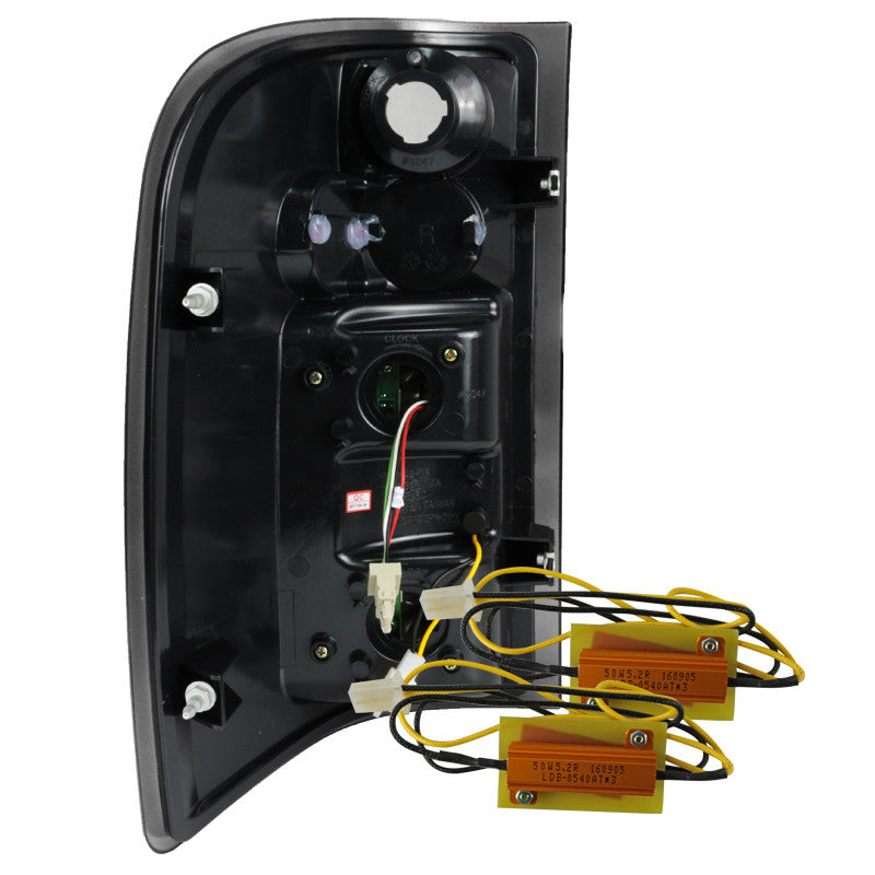 Spec-D Tuning - 2007-2014 Chevrolet Silverado V2 LED Tail Lights (Matte Black Housing/Clear Lens) - LT-SIV07JMLED-V2-TM