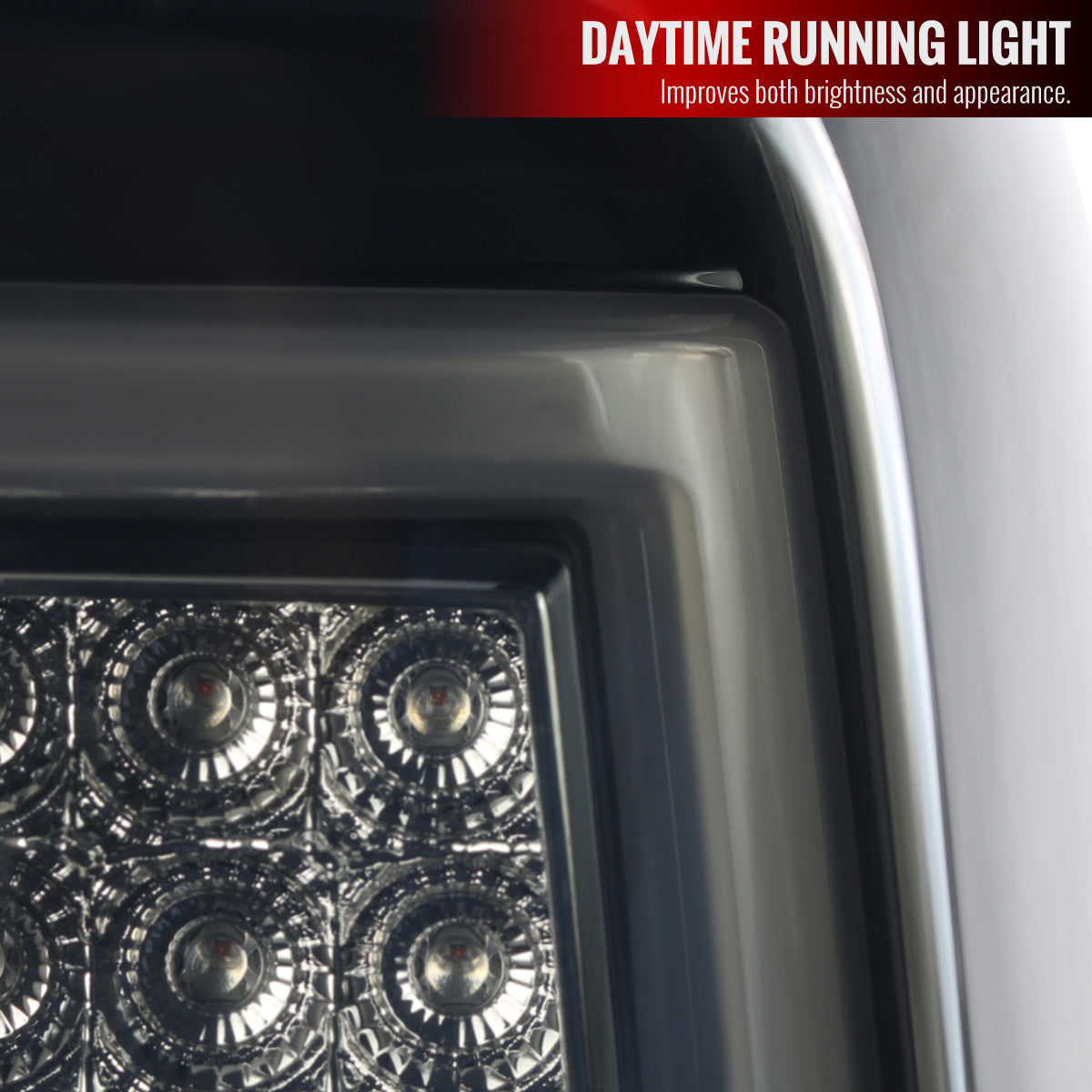 Spec-D Tuning - 2014-2019 Chevrolet Silverado 1500/ 2015-2019 Silverado 2500HD 3500HD GMC Sierra 3500HD LED Tail Lights (Glossy Black Housing/Smoked Lens) - LT-SIV14BBLED-TM