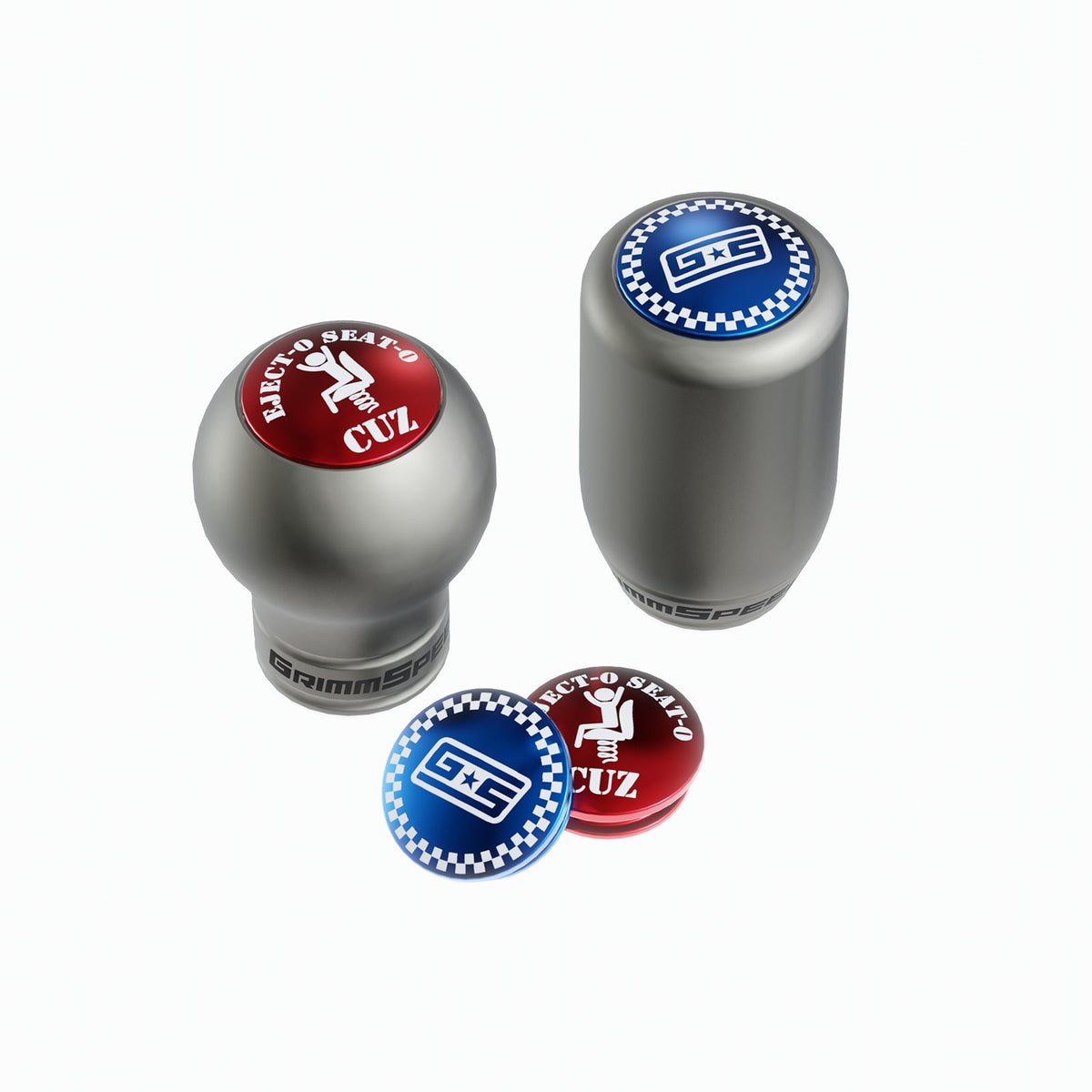 GrimmSpeed Swap-Top Shift Knob Cap - Ejecto Red - GRM1.1006.7RED