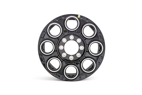Ford Performance - Super Duty 20"x 8" Black Machined Single Wheel - M-1007-S2008GBM