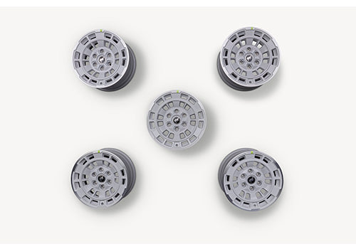 Ford Performance - 2021-2024 Bronco 17" X 8.5" Wheel Kit - Oxford White - M-1007K-P1785W