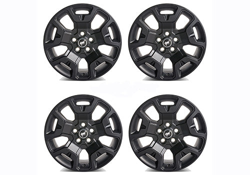 Ford Performance - 2021-2024 Bronco Sport 17" X 7" Wheel Kit - Low Gloss Black - M-1007K-S17BSB