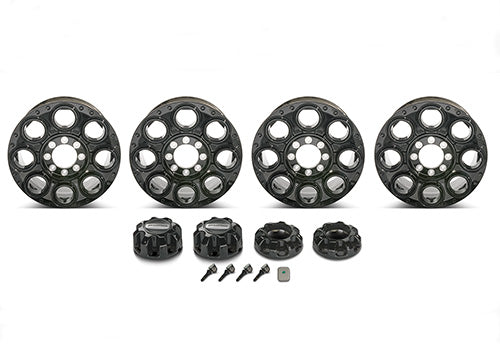 Ford Performance - 2005-2022 Super Duty 20" Caliber Wheel Kit -gloss Black - M-1007K-S2008GB1