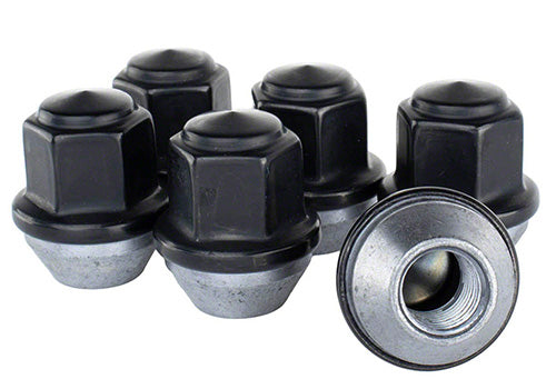 Ford Performance - M12 X 1.5 Black Lug Nut Wheel Kit (6) - M-1012-BR
