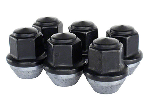 Ford Performance - M12 X 1.5 Black Lug Nut Wheel Kit (6) - M-1012-BR