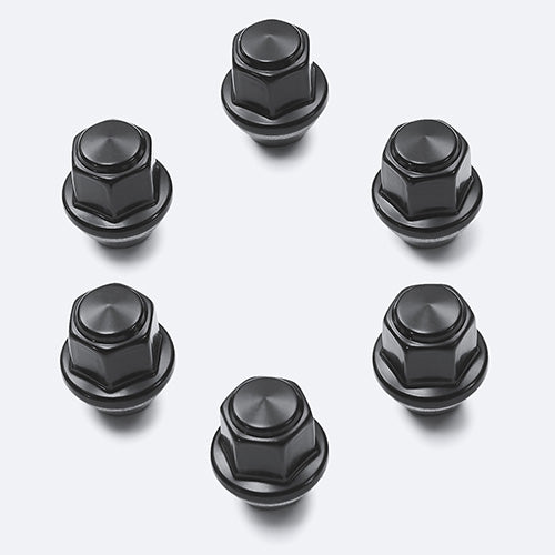 Ford Performance - M12 X 1.5 Black Lug Nut Wheel Kit (6) - M-1012-BR