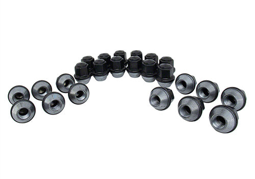 Ford Performance - M12 X 1.5 Black Lug Nut Vehicle Kit (24) - M-1012K-BR