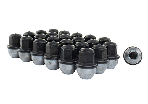 Ford Performance - M14 X 1.5 Black Lug Nut Vehicle Kit (24) - M-1012K-F15B