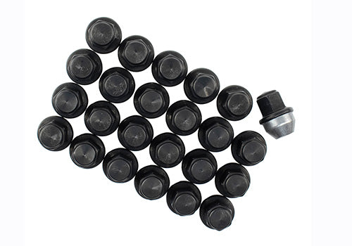 Ford Performance - M14 X 1.5 Black Lug Nut Vehicle Kit (24) - M-1012K-F15B