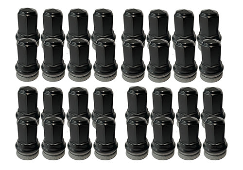 Ford Performance - M14 X 1.5 Black Lug Nut Vehicle Kit of 32 - M-1012K-SB